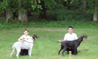 Junior-Handling mit Cedric-Caden und Christian